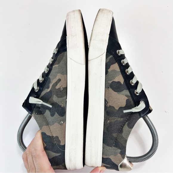 Vintage Havana Dina Sneaker Army Multi Sz 8 Green Camo - Picture 6 of 10